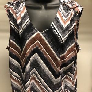 Cato multi colored sleeveless top